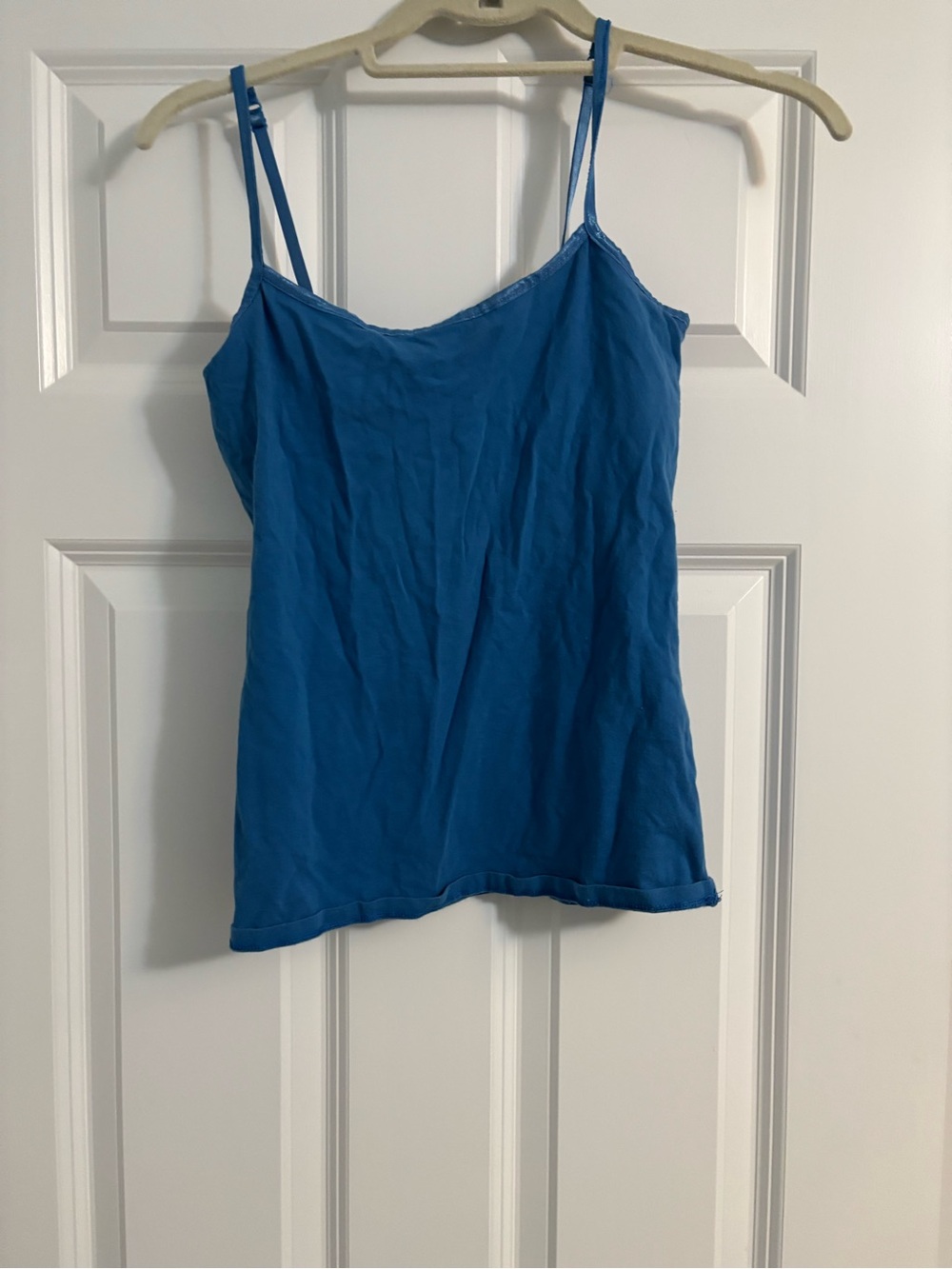 SO Blue Double-Strap Cami Top